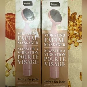 Pink Vibrating Facial Massager